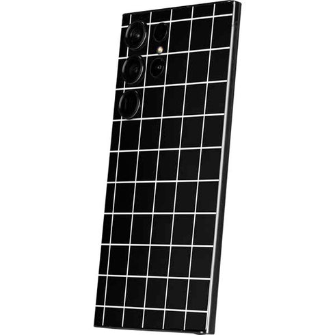Black Grid Galaxy S25 Ultra Skin